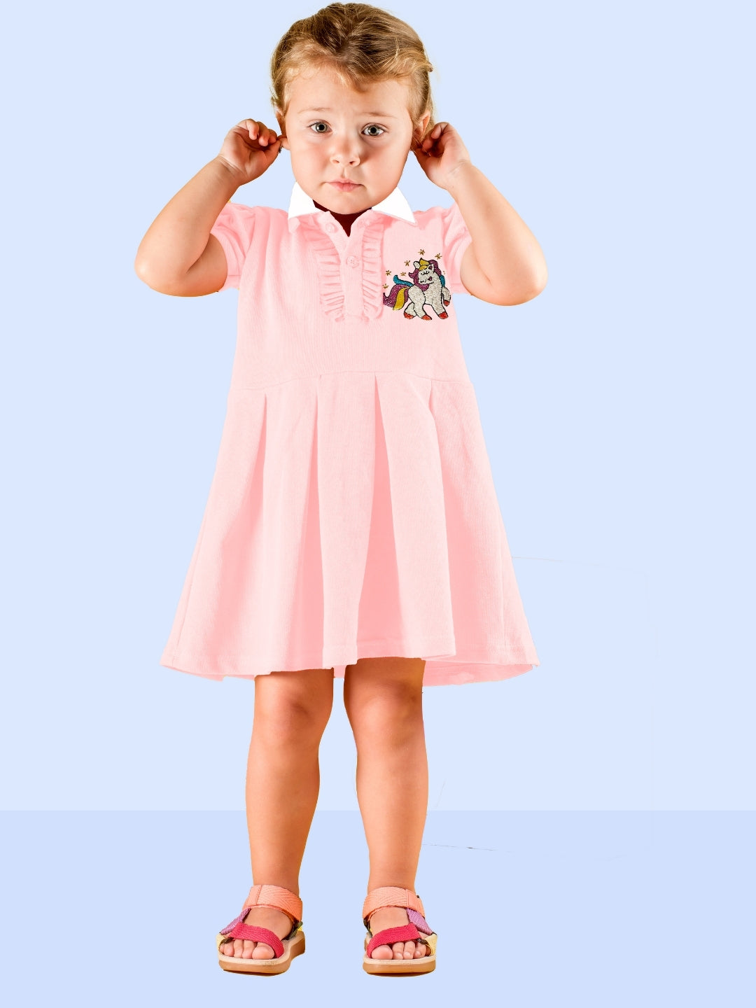 Unicorn Pleated Dress